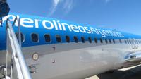 argentinische Fluggesellschaft Aerolineas Argentinos