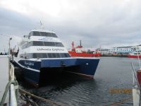 Fahrt mit dem Katamaran auf dem Beagle-Kanal