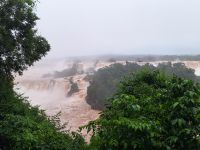 Iguazu Wasserfälle mit Hochwasser
