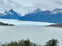 an der Seufzerkurve der erste Blick auf den Gletscher Perito Moreno