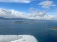 im Anflug Blick auf den Beaglekanal