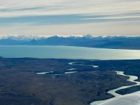 ein Blick voraus auf den Lago Argentino