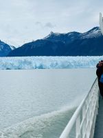 und näher hin zur Gletscherkante