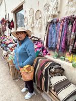 Und wärmende Ponchos und Schals