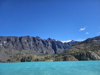 Landschaft während der Schifffahrt