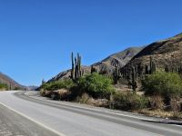 Fahrt durch die Anden zum Zug