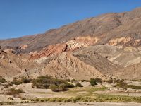 Fahrt durch die Anden zum Zug