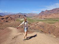 Landschaft entlang der Quebrada de las conchas