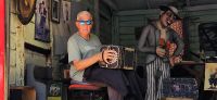 Bandoneon-Spieler in La Boca Buenos Aires