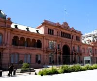Präsidentensitz in der Casa Rosada in Buenos Aires