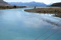 auf dem Weg zum Ausgangspunkt der Wanderung mit Geländebus im Los Glaciares Nationalpark