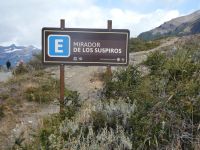 Am Seufzerblick auf den Perito Moreno in Argentinien