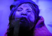 bestattetes Kind im Museum von Salta