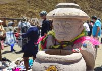 Verehrung von Pacha Mama in Polvorilla Argentinien