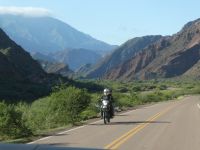 Weite auf dem Motorrad in Argentinien
