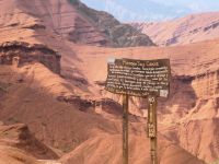 Mirador Tres Cruces in der Quebrade de las Conchas