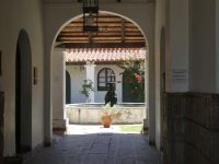 Blick in einen Innenhof von Cafayate Argentinien