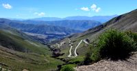 Blick auf die Cuesta de Lipán in der Provinz Jujuy