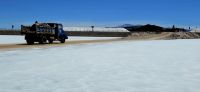 Salztransport an den Salinas Grandes Argentinien