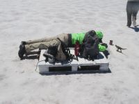 Fotograf in Salinas Grandes Argentinien
