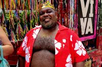 im Künstlerviertel Santa Teresa an der Selaron-Treppe