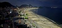 ein letzter Blick aus dem Hotelfenster auf die Copacabana