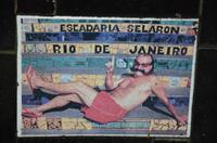 Escadaria Selarón - der Künstler selbst