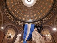 San Martin Denkmal in Buenos Aires am Dom