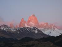 Sonnenaufgang bei El Chalten mit Fitz Roy im Hintergrund - Patagonien (1)