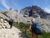 Wanderung Laguna y Base de las Torres in Torres del Paine - Patagonien (1)
