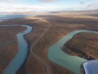 Ankunft bei El Calafate und Fahrt nach El Chalten
