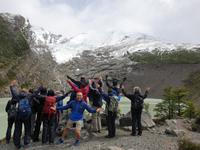 Die Wanderung hoch zum Laguna Huemul und Huemul Gletscher bei El Chalten (3)