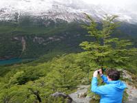 Die Wanderung hoch zum Laguna Huemul und Huemul Gletscher bei El Chalten (8)
