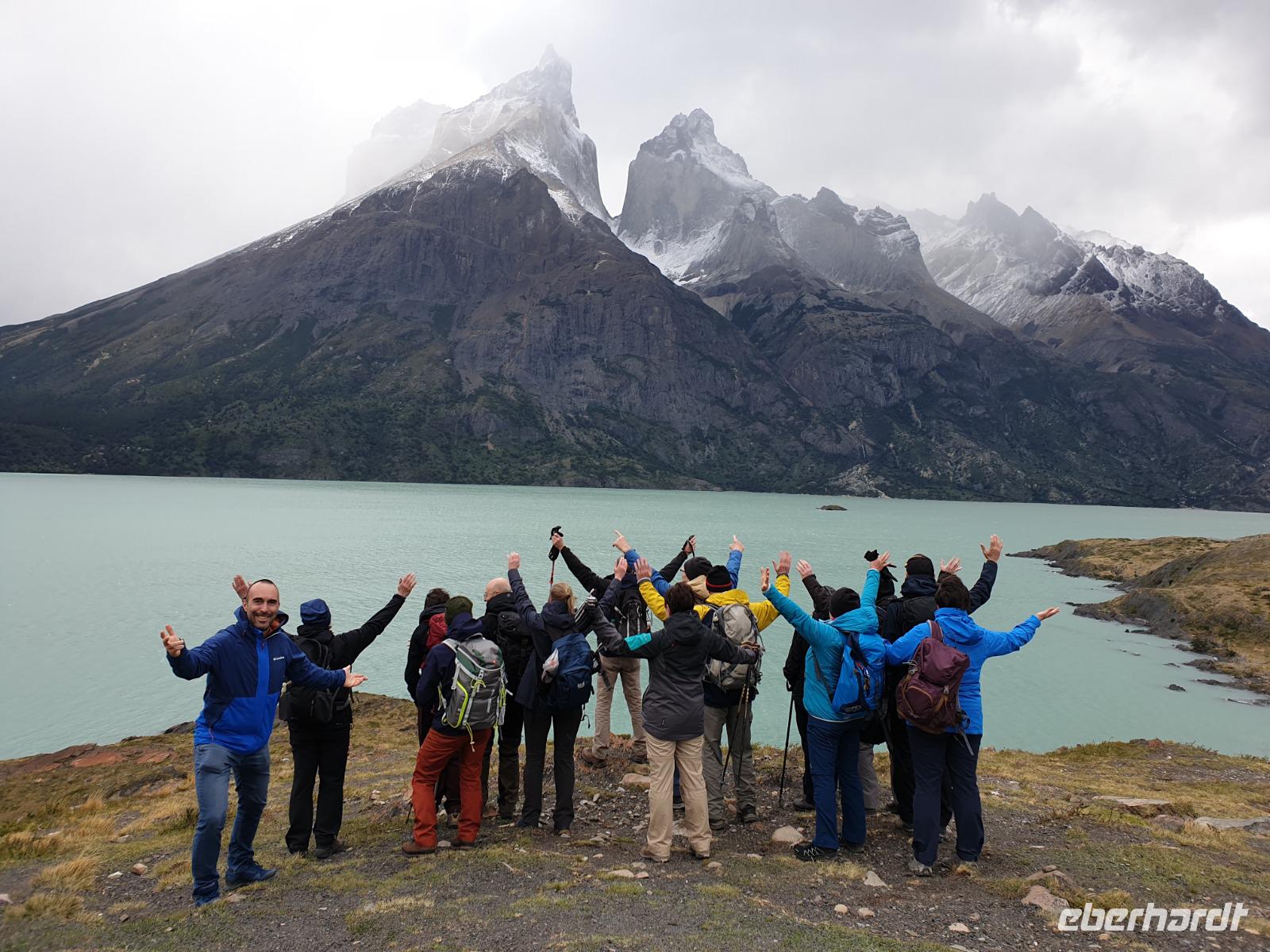 Wanderung zum Aussichtspunkt Los Cuernos in Torres del Paine Nationalpark