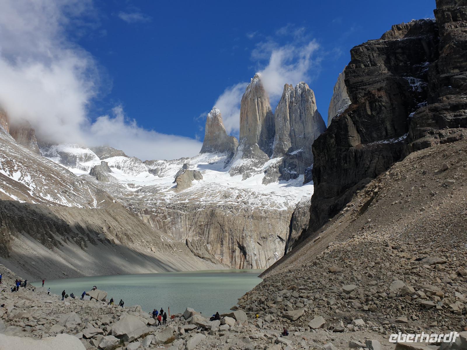 Wanderung zum Aussichtspunkt de las Torres in Torres del Paine Nationalpark - Patagonien - Chile (8)