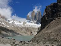 Wanderung zum Aussichtspunkt de las Torres in Torres del Paine Nationalpark - Patagonien - Chile (8)