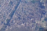 Anflug auf Buenos Aires: Obelisk, Arbeitsministerium und Präsidentenpalast (Casa Rosada)