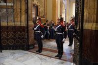 Wachwechsel am Grab von José de San Martín („Befreier Argentiniens“)