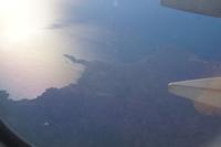 Irgendwo über der argentinschen Atlantikküste