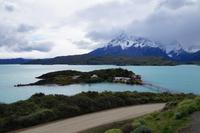 Unsere Hotelinsel im Lago Pehoé