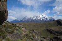 Und die Torres del Paine sind wieder wolkenverhangen 