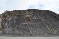 quergelegtes Schichtgestein 