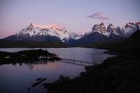 Sonnenaufgang am Torres del Paine-Massiv
