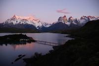 Sonnenaufgang am Torres del Paine-Massiv