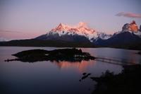 Sonnenaufgang am Torres del Paine-Massiv
