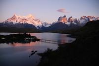 Sonnenaufgang am Torres del Paine-Massiv