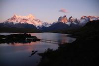 Sonnenaufgang am Torres del Paine-Massiv