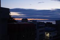 Sonnenaufgang aus dem Zimmer des Reiseleiters