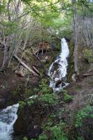 Kleiner Wasserfall, dessen Wasser für das Kühlsystem der Dampflokomotiven genutzt wurde