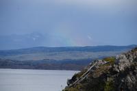 Regenbogen über der chilenischen Navarinoinsel 
